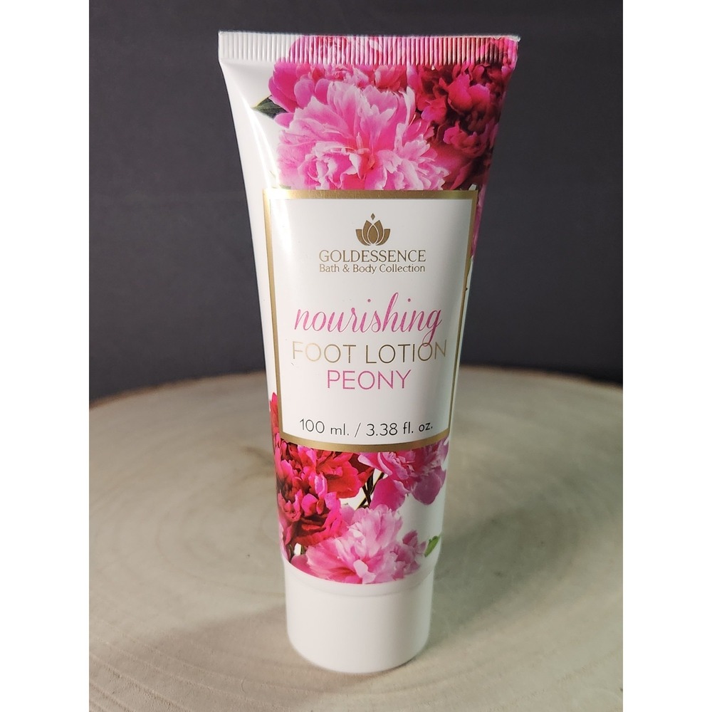 Goldessence Bath & Body Collection Nourishing Foot‎ Lotion PEONY 3.38 Oz/100ml